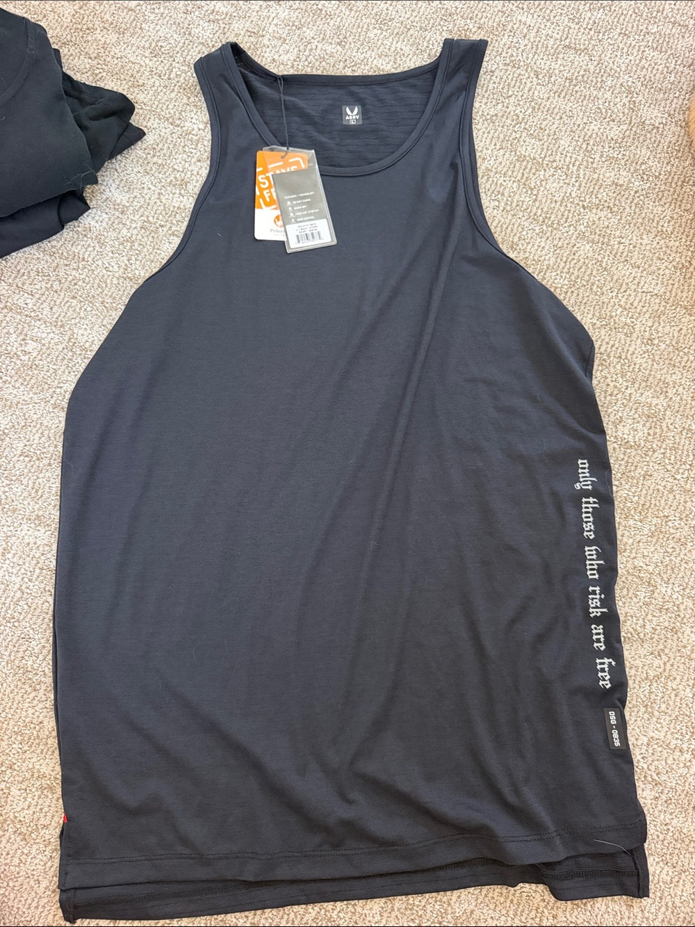 ASRV Black Tank with Side Script